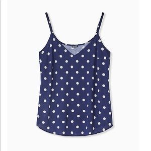 NWT ⭐️Two Items Polka Dot Cami Super Soft Cardigan